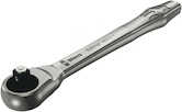 Wera Tools 8003 A Zyklop Metal Ratchet with Push-through Square & 1/4" Drive, 1/4" x 141 mm
