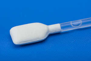 ACL Micro-denier Covered Swab, 99.7% IPA saturated, Foam, White