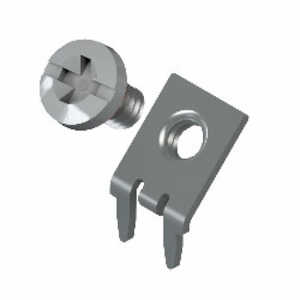 Keystone 45° Slim-Line PC Screw Terminal, 6-32 Thread, .36" L