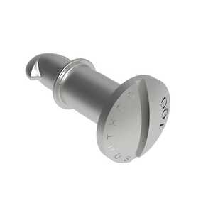 Southco DZUS Lion Quarter-Turn Stud, Large Size, Slotted Recess, Stainless Steel, Passivated