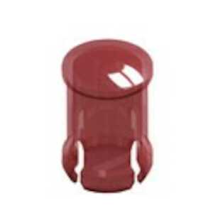Keystone T-1 3/4 Low-Profile LED Lens Cap, .07" H, Red