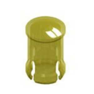 Keystone T-1 3/4 Low-Profile LED Lens Cap, .07" H, Yellow
