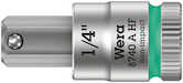 Wera Tools 8740 A HF Zyklop Bit Socket with Holding Function, 1/4" Drive, 1/4" x 28 mm