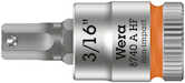 Wera Tools 8740 A HF Zyklop Bit Socket with Holding Function, 1/4" Drive, 3/16" x 28 mm