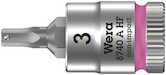 Wera Tools 8740 A HF Zyklop Bit Socket with Holding Function, 1/4" Drive, 3 x 28 mm