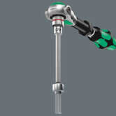 Wera Tools 8767 B TORX HF 1 Zyklop Bit Socket Set with Holding Function, 3/8" Drive, 6 Pieces