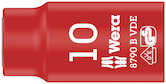 Wera Tools 8790 B VDE Zyklop 3/8" Socket, Insulated, 10 x 46 mm