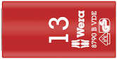 Wera Tools 8790 B VDE Zyklop 3/8" Socket, Insulated, 13 x 46 mm