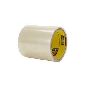 3M Adhesive Transfer Tape 467MP, Clear, 3" x 60 yd, 2 mil, 12 Rolls/Case