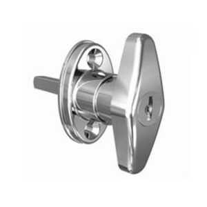 Southco Cam Latch Compact 'T' Handle, Hand Operated, Zinc Alloy, Chrome Plated, Polished