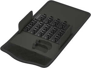 Wera Tools 9409 Textile Box Bit-Safe 43, Empty, 140 x 83 x 45 mm