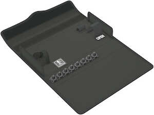 Wera Tools 9471 Textile Box Safe-Torque, for up to 10 Pieces, Empty, 240 x 47 x 148 mm