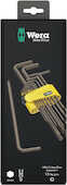 Wera Tools 950/13 Hex-Plus Imperial 1 SB L-Key Set, Imperial, BlackLaser, 13 Pieces
