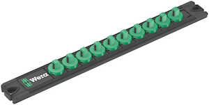 Wera Tools 9600 Magnetic Socket Rail, 1/4", Empty, 30 x 270 mm