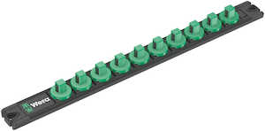 Wera Tools 9601 Magnetic Socket Rail, 3/8", Empty, 30 x 340 mm