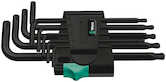 Wera Tools 967/9 TX 1 L-Key Set, BlackLaser, 9 Pieces