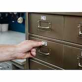 Brady .625" Character Height Black on White Outdoor "B"