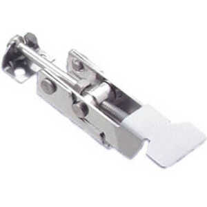 Southco Over-Center Draw Latch, Large Size, Type A Keeper, Stainless Steel, Passivated, without Vinyl Grip