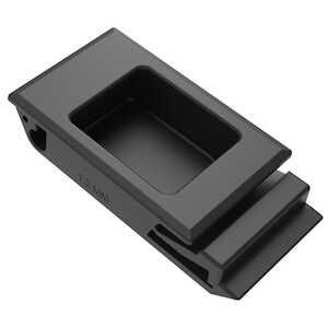 Southco Push-to-Close Slide Latch, Snap-in, Medium, 1.2mm (.05") Panel Thickness, ABS, Black