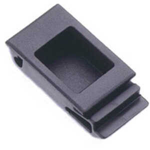 Southco Push-to-Close Slide Latch, Snap-in, Medium, 1.2mm (.05") Panel Thickness, ABS, Black