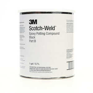 3M Scotch-Weld Epoxy Potting Compound 270, Black, Part B/A, 1 Gallon, 2 Kit/Case