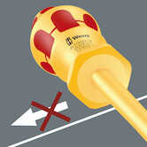 Wera Tools 1060 i/1065 i/6 Kraftform VDE Screwdriver Set, 6 Pieces