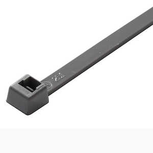 ACT Heavy Duty Cable Ties, 120 lb, 14" L, Nylon, Gray, 100/Pack, MS3367-3-8