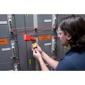 Brady All Purpose Cable Lockout Device with 8' Nylon Cable Red