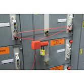 Brady All Purpose Cable Lockout Device with 8' Nylon Cable Red