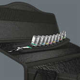 Wera Tools Belt A 4 Zyklop Socket Set, 1/4" Drive, 9 Pieces