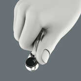 Wera Tools 8001 A Zyklop Mini 1 Bit Ratchet 1/4" SB with 1/4" Drive, 2 Pieces