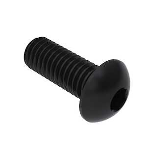 0-80 X 1/4" L, Button Head Socket Screw. Alloy Steel, Black Oxide. Hex Drive. Specification - ASME B18.3
