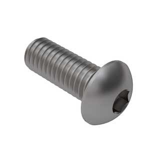 0-80 X 1/16" L, Button Head Socket Screw. Stainless Steel, Hex Drive. Specification - ASME B18.3