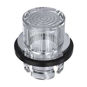 Bivar Rigid Light Pipe Lens Cap, 3mm Dia, Clear