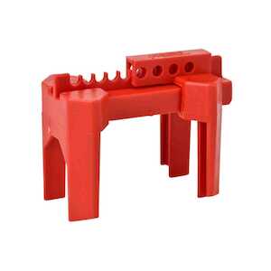 Brady 4-Legged Ball Valve, Red, Polypropylene, Valve Size: .5"-2.5"