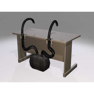 Metcal Filter Unit, Two 30" Flexible Arms & Hoses, Pre/Hepa/Gas - Obsolete