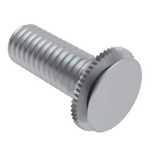 Captive Fastener Self-Clinching Stud, Concealed Head, 2024-T4 Aluminum, 10-32 x 0.375