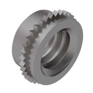 Captive Fastener Miniature Nut, 1/4-20, Stainless Steel, Passivated