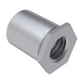Captive Fastener Self-Clinching Threaded Standoff, 10-32 x .125" L, Aluminum