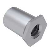 Captive Fastener Self-Clinching Thin Sheetmetal Standoff, Blind Thread, 2-56 x 0.500" L, Aluminum