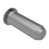Captive Fastener Self-Clinching Tapered Guide Pin, .125 x 0.5" L, Stainless Steel, Passivated