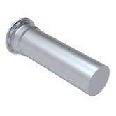 Captive Fastener Self-Clinching Pin, 0.073" Dia. x 0.3125" L, Non-Heat Treated Steel, Zinc Clear