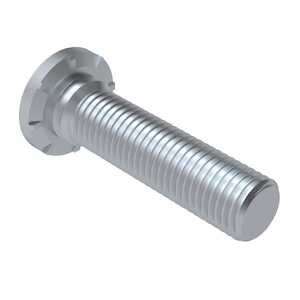 Captive Fastener Self-Clinching High Torque Wide Head Stud, 1/4-20 x 0.5, Steel, Zinc Clear