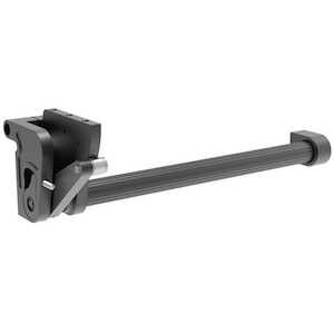 Southco Counterbalance Concealed Hinge, M6 Thread, Left, Aluminum, Anodized, Black