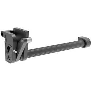 Southco Counterbalance Concealed Hinge, M6 Thread, Left, Aluminum, Anodized, Black