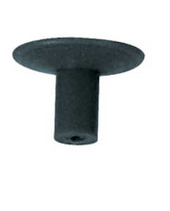 Excelta Vacuum Cup, Black Buna-N, .38" dia.