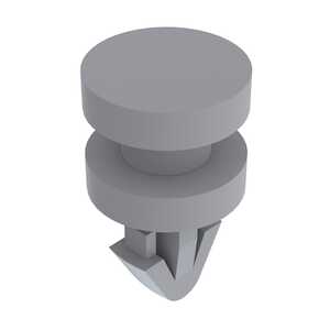 Richco Flat Rest-Arrowhead Support, Bottom Locking, .118" L, UL94 V-2, Nylon, Natural, 1000/PK