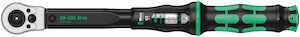Wera Tools Click-Torque C 2 Push R/L Adjustable Torque Wrench for Clockwise & Anti-Clockwise Torque-control, 1/2" x 20-100 Nm