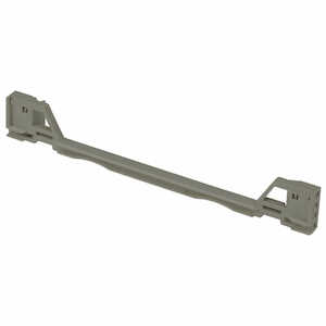 Bivar Compact PCI Card Guide with ESD Clips, Ejector Grounding, 5.86" L, Gray