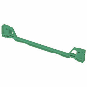 Bivar Compact PCI Card Guide with ESD Clips, Ejector Grounding, 5.86" L, Green